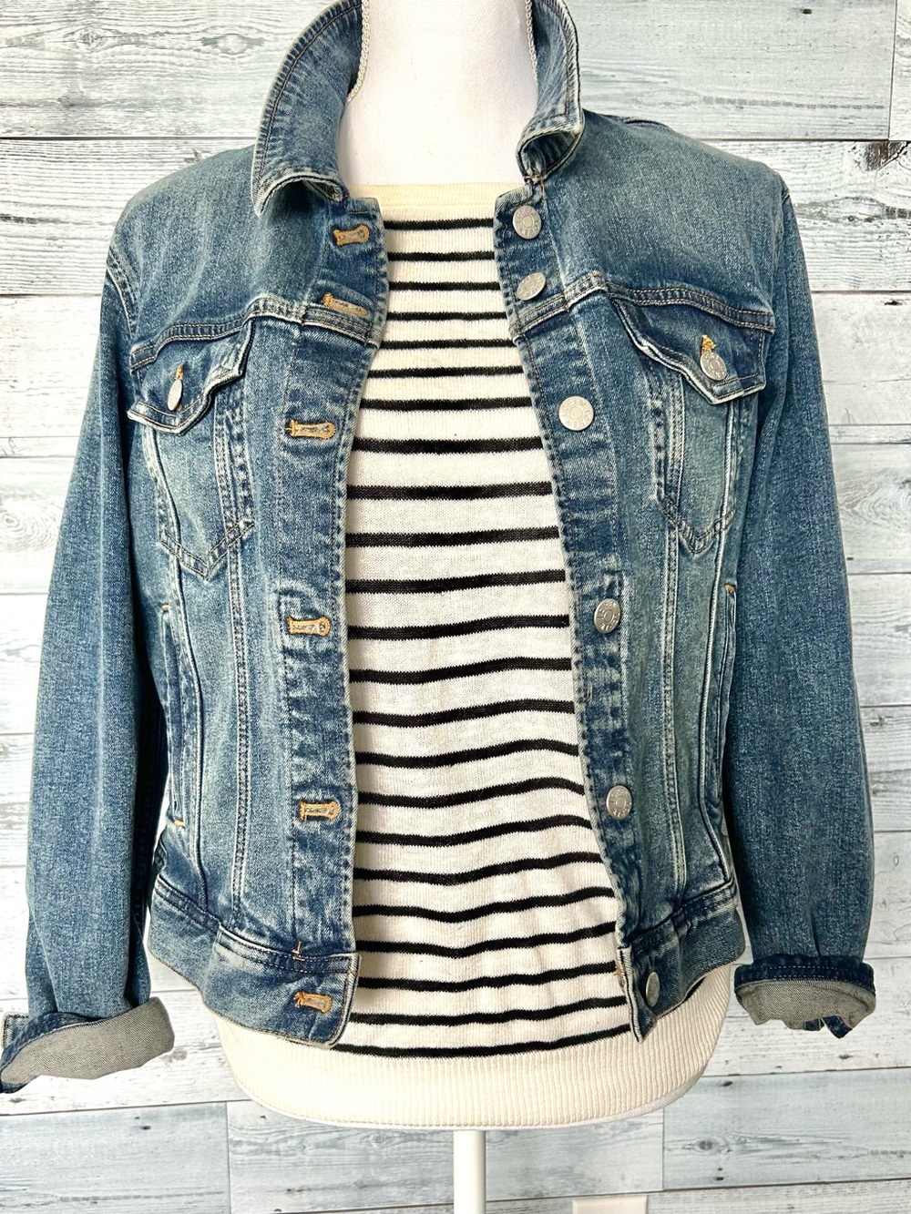 J. Crew Medium Wash Blue Denim Jacket